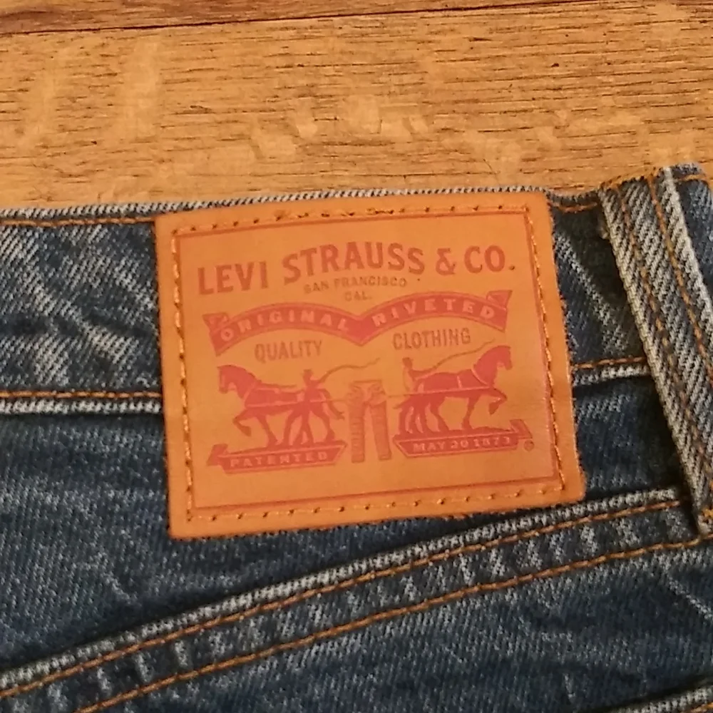 Levi's denim jeans.